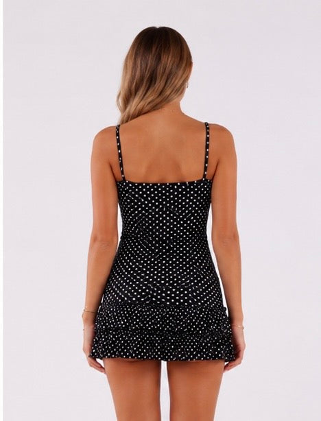 Polka Dot Muse Dress Black