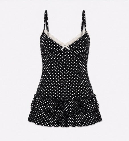 Polka Dot Muse Dress Black