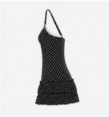 Polka Dot Muse Dress Black