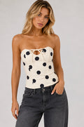 Polka Bow Top
