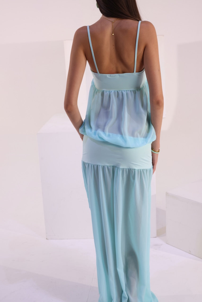 Tüll-Plissee-Kleid