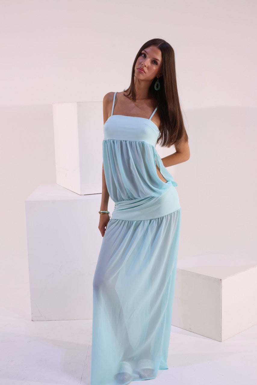 Tüll-Plissee-Kleid